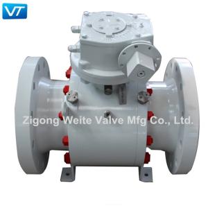 Wholesale Worm Gear Operated Oil Pipeline Valves A105 Trunnion Mounted from china suppliers