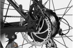40-50km 700W Electric Bicycle Fat Bike 7 Speed Black