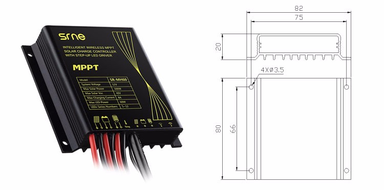 CE Rohs Automatic Solar Street Light Controller Human Infrared Induction