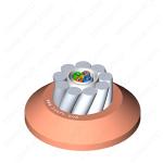 Power Station OPGW Fiber Cable Composite Overhead Ground Wire Uni - Tube