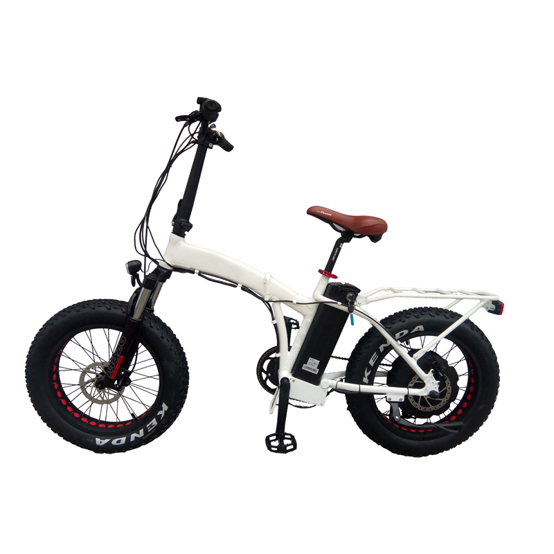 Customized Multi-colored 20 inch Snow Fat Tire Ebike with Down Tube Battery Position