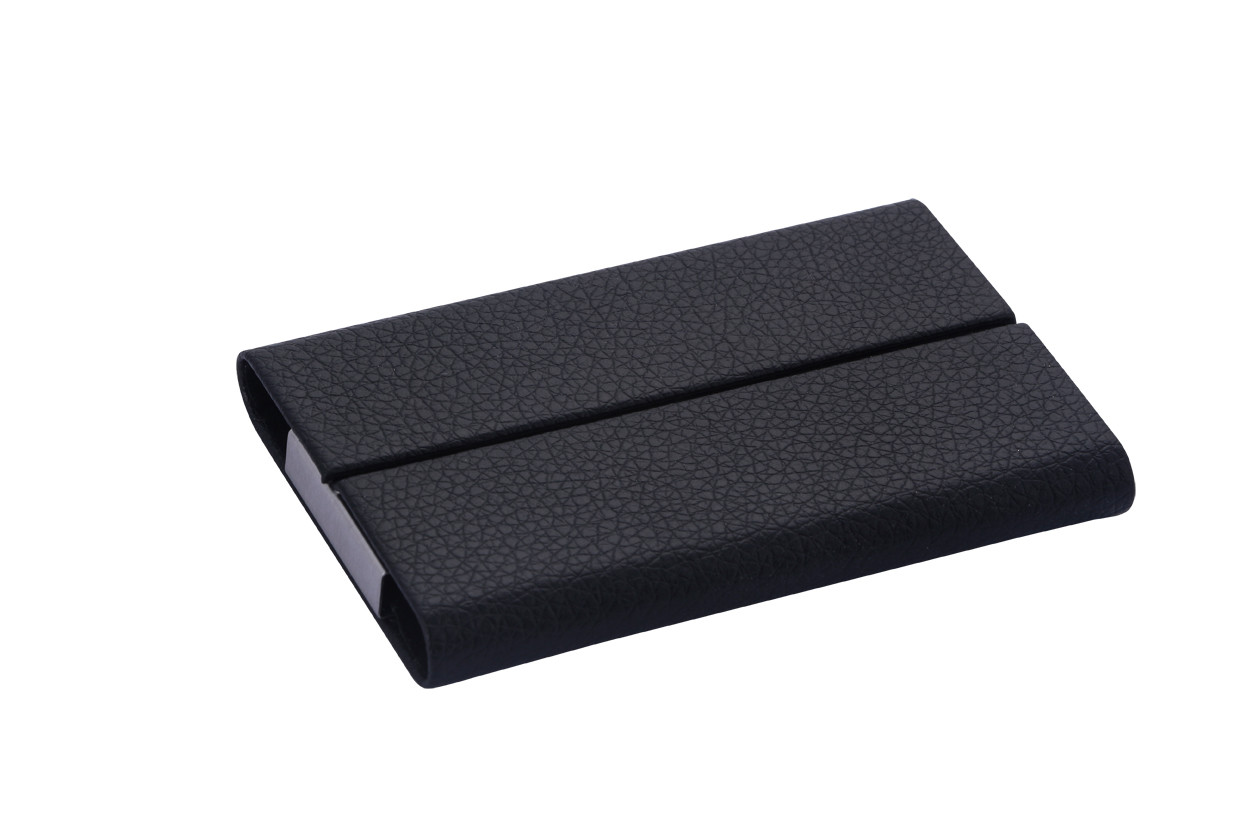Slim Metal Business Card Holder For Men And Women Holds Up To 50 Business Cards Compact Design