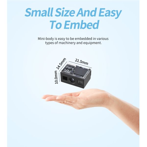 Embedded OEM Barcode Scan Engine Access Control 2D Barcode Scanner Module Mini