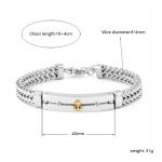 Stainless steel domineering chain anchor personalized men's bracelet hip-hop