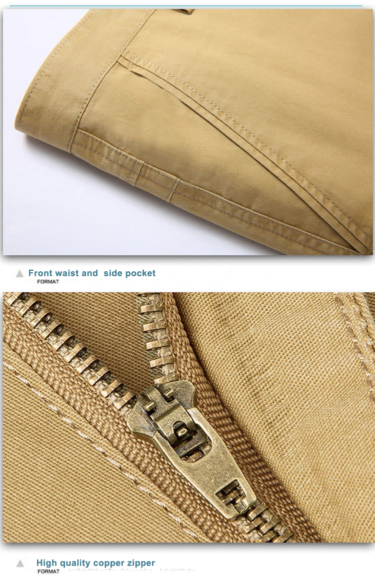 Men's Business Pants Korean Trousers with Slit Side Pockets and Casual Style