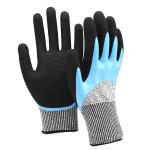 ZM 13 Gauge anti cut gloves water and oil proff knife cut resistant class 5 anti