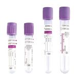 Hospital Medical Purple Top Vacuum Collection Dna Sample K2 K3 Edta Capillary