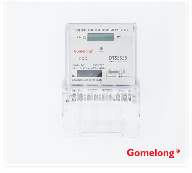 Full PC 3*230/400V electrical meter 3 phase energy meter 100a digital electricity meter
