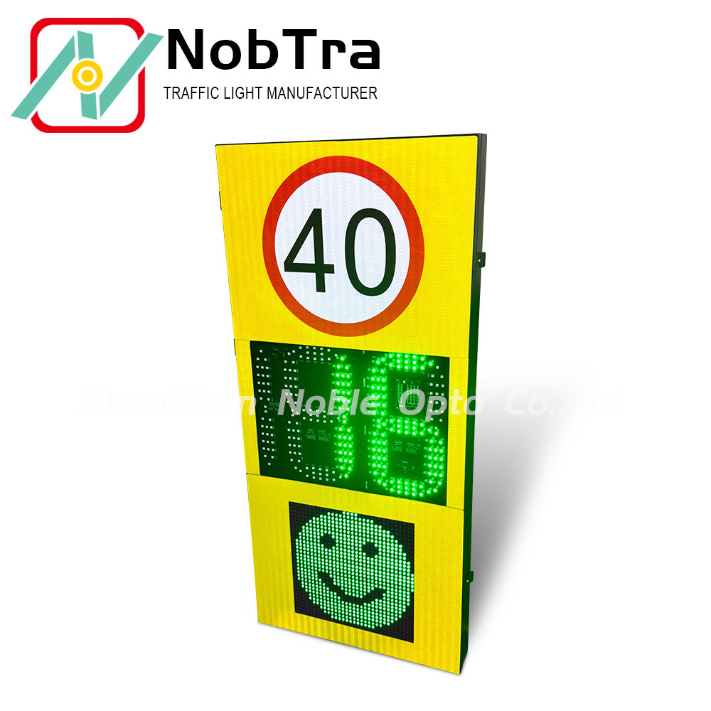 Solar Powered Radar Speed Sign With LED Display Weatherproof With Data Logging Function