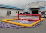 Mobile giant floating inflatable water volleyball court for kids N adults water