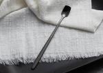 Long Handle Coffee Mixing Spoon , Dazzling Gold Plated Metal Mixing Spoon