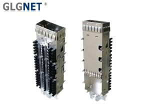 Wholesale Stampled Formed QSFP SFP Cage Single Port With Light Pipe Heat Sink from china suppliers