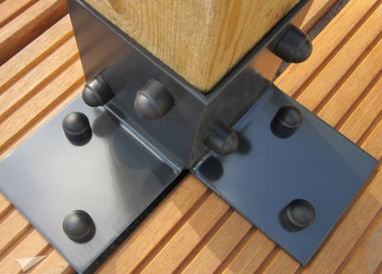 Woodworking Outdoors Patio Project Design Pergola Bracket Kits with High Durability