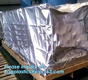 Wholesale Jumbo Foil Bags, Aluminium Shield Cover, Foil Thermal Pallet Cover, Cargoes Protection, Vapour Barrier from china suppliers