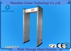 Wholesale 33/45 Zone Door Frame Metal Detector Gate , Walk Through Security Scanners 7 Inch LCD from china suppliers