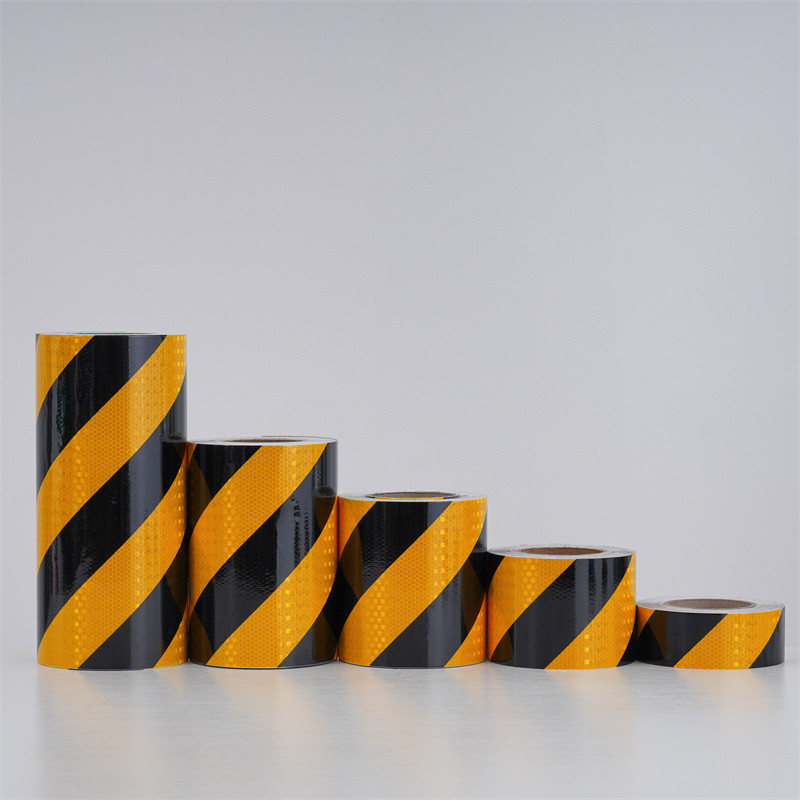 Wholesale Honeycomb Striped Crystal Lattice Prismatic Reflective Marking Tape For Traffic Control