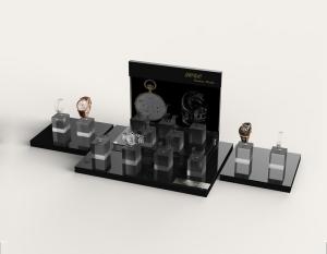 Wholesale Highend Countertop Watch Display 25mm Black &amp; Clear Acrylic 680*400*320mm from china suppliers