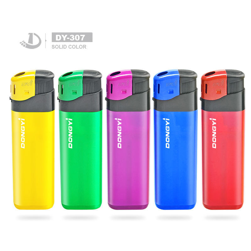 Custom Logo Electric Gas Lighter Good Quality Refillable Plastic Smoking Lighter Charging Kitchen Lighter