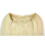Brazilian Virgin Human Hair One Piece Halo Flip In Hair Extension #613 Blonde