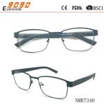 Newest Style 2017 Men's Eyewear Fashionable reading glasses with stainless steel