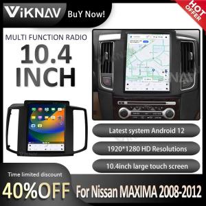 Wholesale 10.4 Inch Touch Screen Car radio For 2008-2012 Nissan MAXIMA Navigation GPS Multimedia Player Wireless Carplay 4G from china suppliers