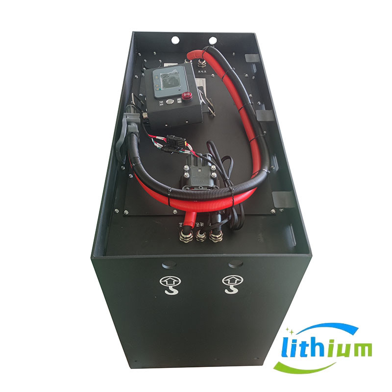 404Ah Power Black Forklift Battery Lithium Power For Forklifts