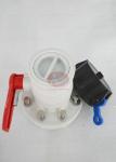 Waterproof 3'' Ball Flexitank Valve / Ibc Container Fittings -20℃~+80℃