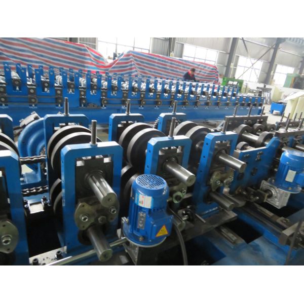 Steel Profile Sizes Stud And Track Roll Forming Machine With Changeable Cutting Blades