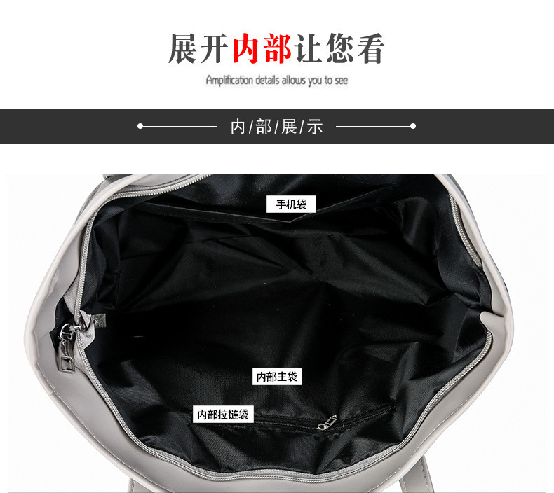 Women Oem Fashion Leather Handbags Oversize Green Black