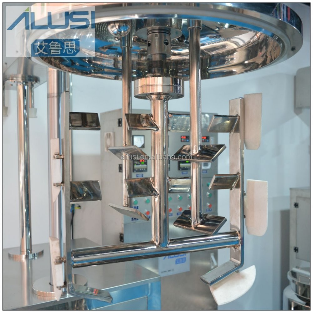 500L Cosmetic Toothpaste Production Line, 1 - 65 r.p.m Toothpaste Emulsifier Making Machine