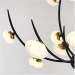 6heads Acrylic Iron Modern Pendant Light Indoor Decoration