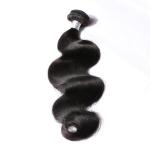 Natural Black Peruvian Human Hair Body Wave 100% Original Virgin Hair Wefts