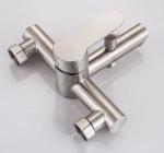 2.2 GPM Wall Mount Stainless Steel Faucet For Bathroom