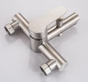 Wholesale ISO9000 Fine Touch Bathroom Stainless Steel Faucet Silver Luster from china suppliers