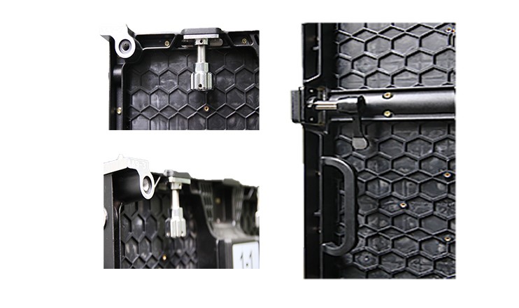 Thin 3.91 Advertising Led Screens Die Casting Cabinet 500*500 Wifi 3g Control