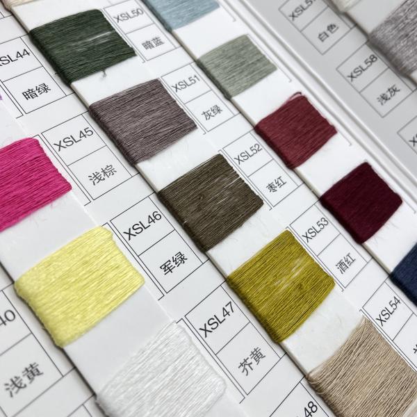 China Yarn Manufacturer yarn Wholesale Melange Linen Textile Blended Color Yarn