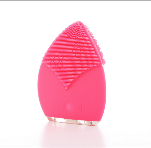 Waterproof Rechargeable Facial Cleansing Brush , Silicone Face Cleansing Brush