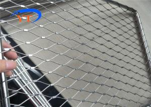 Wholesale Flexible Balustrade Cable Mesh Safety Netting 316l Stainless Steel Ferrule Cable Mesh from china suppliers