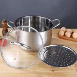 Wholesale Top Seller Kitchen Cooking Steamer Pot Induction Stainless Steel 410