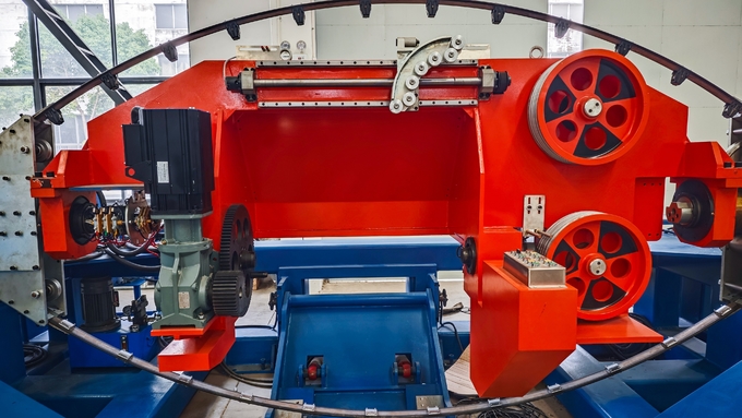 High Speed Double Twist Stranding Machine With 15mm Max Outer Diameter
