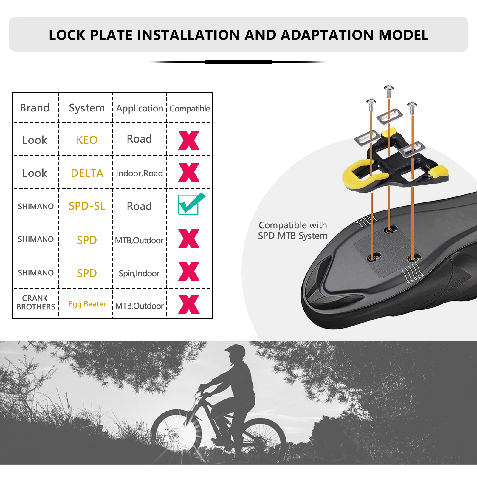 SPD Pedals Road Bike Clipless Pedals Lock Pedal Seal Bearing