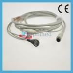 MEK 3 lead ECG Cable with clip/snap