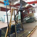 Green Curved Insulating Glass Customized Double Tempered Safety Insulated Glass