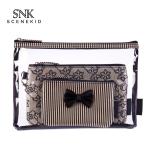 3 Piece Multifunction L25*H17.5CM PU Cosmetic Bag