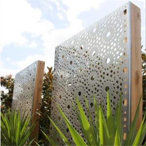 Wholesale laser cutting metal fence metal screen for garden fence or decoration from china suppliers