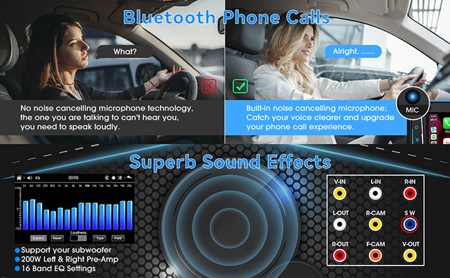 Wince 2 Din MP5 Car Stereo 7 Inch Touch Screen Radio With Universal Control