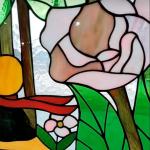 Round Stained Glass Window Inside Catholic Church Decorate Glass Door Panel