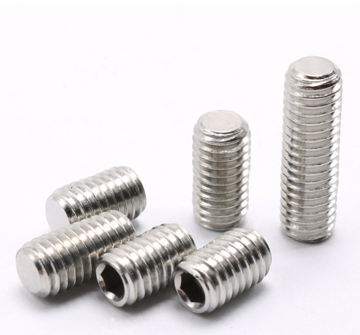 Polishing Metal Fasteners Metric Measurement System Din916 Hex Socket Set Screws with Cup Point M1-M12