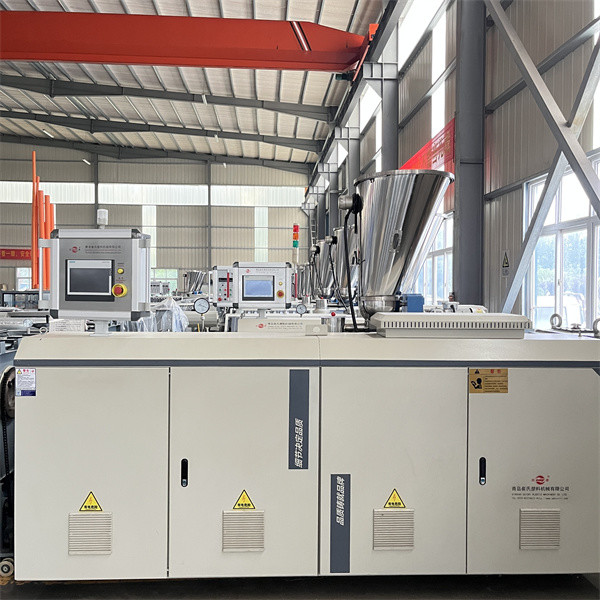 Plastic Twin Screw Extruder Barrel Conical Double Screw Extruder For Agriculture