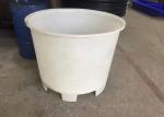 Round Heavy Duty Plastic Barrels For Storage / Forklift Shipping Over 100 Gallon